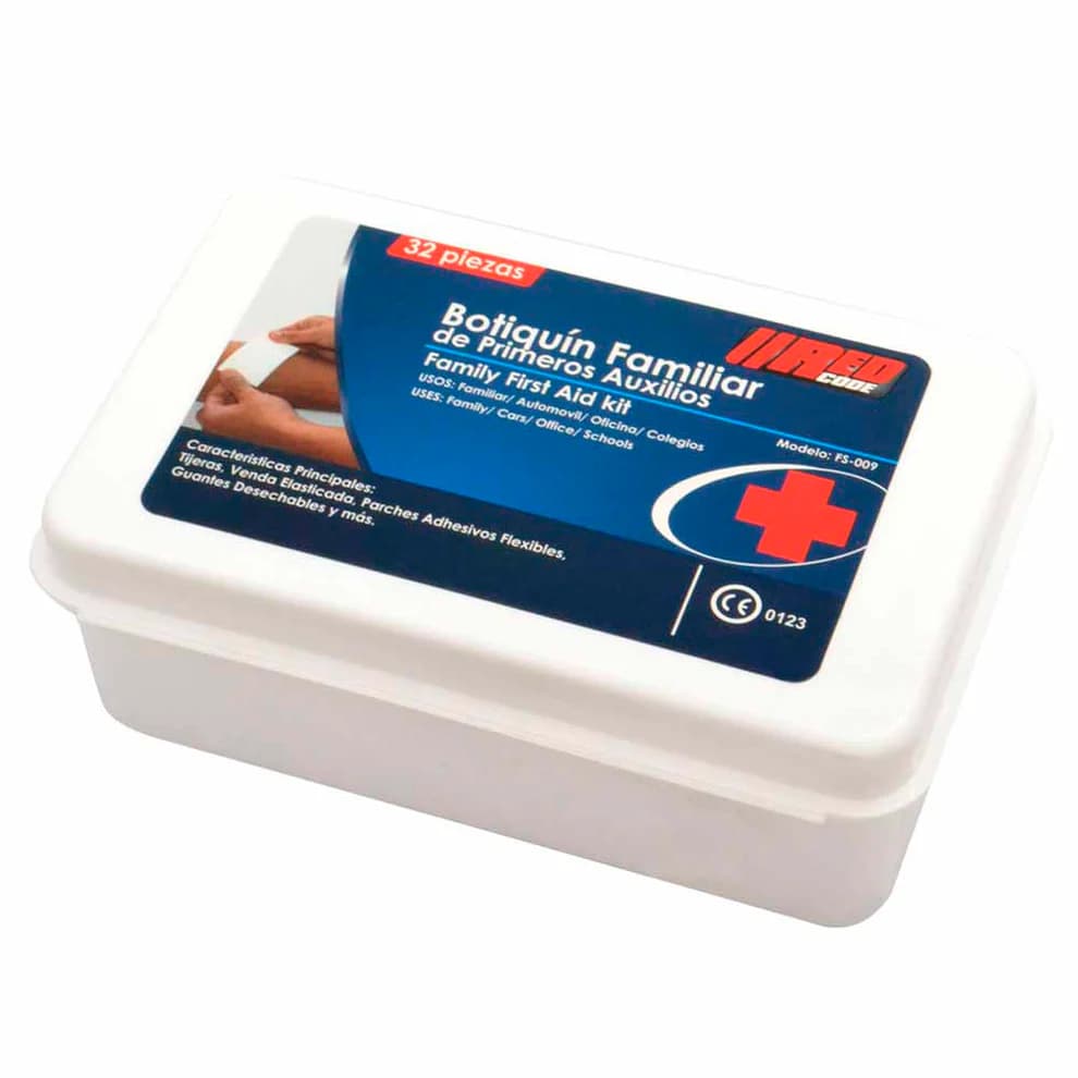 BOTIQUÍN PRIMEROS AUXILIOS 10 PERSONAS