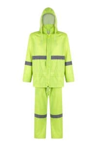 TRAJE TRAFFIC IMPERMEABLE AMARILLO CON REFLECTANTE