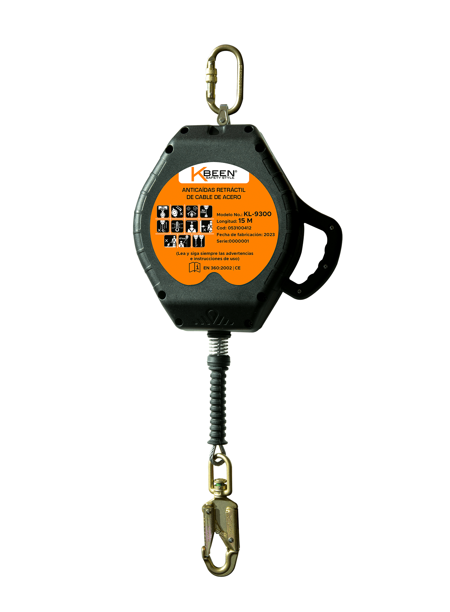 RETRÁCTIL EN CABLE 15M (50FT) KL-9300