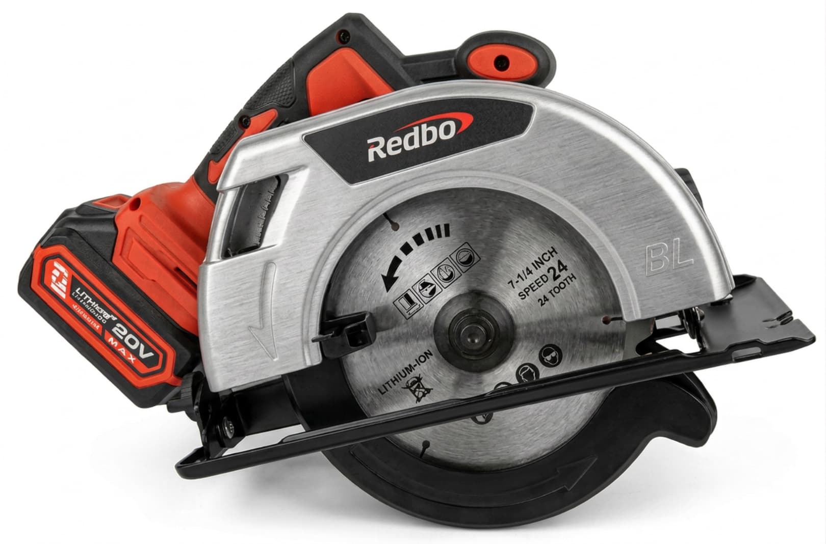 SIERRA CIRCULAR INALÁMBRICA BRUSHLESS REDBO RB-OCS180 21BL (180MM, 2 BATERÍAS 4.0AH)