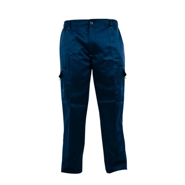 PANTALÓN CARGO GABARDINA LAND-PG25 AZUL
