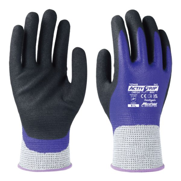 Guante Nitrilo Actigrip Omega Max Towa