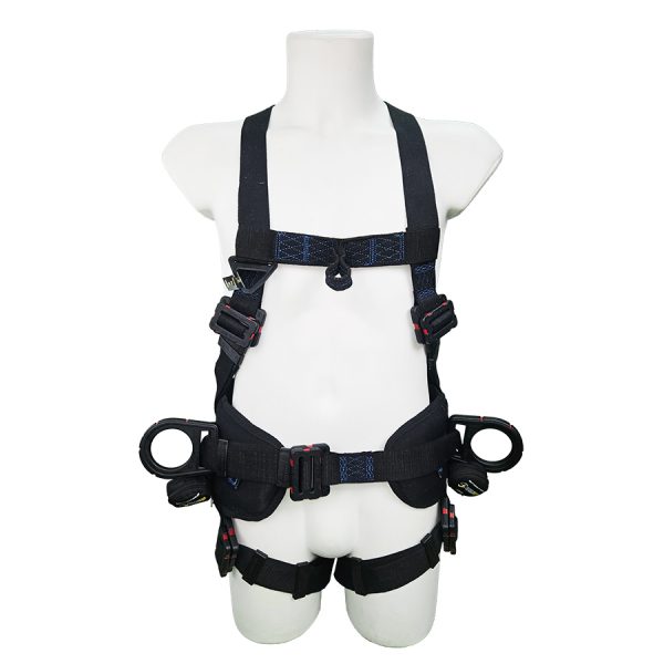 ARNÉS KEVLAR DIELÉCTRICO 4 ARGOLLAS CON CINTURÓN Y SOPORTE LUMBAR