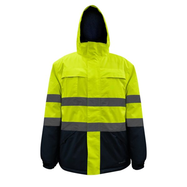 Parka Bicolor Amarillo/Azul Nebraska Hombre Siberia
