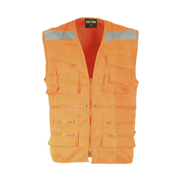 CHALECO GEOLOGO DOBLE NARANJO KUMEN