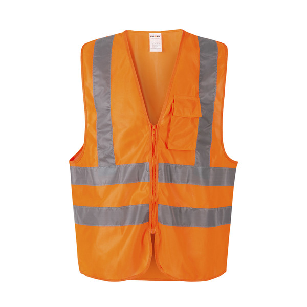 CHALECO REFLECTANTE INSTITUCIONAL NARANJO