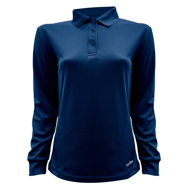 POLERA PIQUE COOLDRY AZUL MARINO MUJER KUMEN